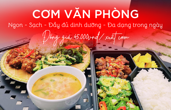 Cơm văn phòng đồng giá 45k